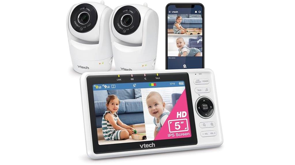 dual camera wifi baby monitor