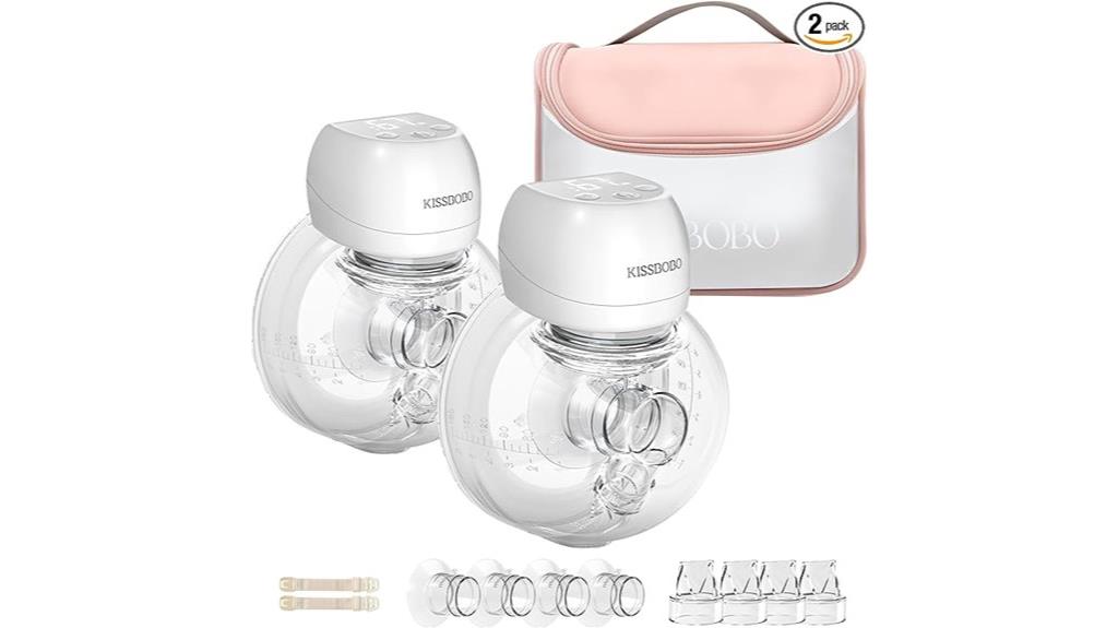 dual hands free breast pumps