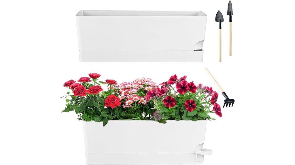 dual indoor plant watering pots