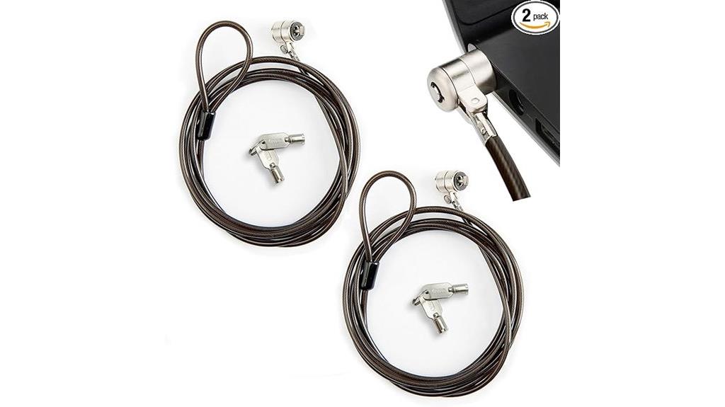 dual locking cables set