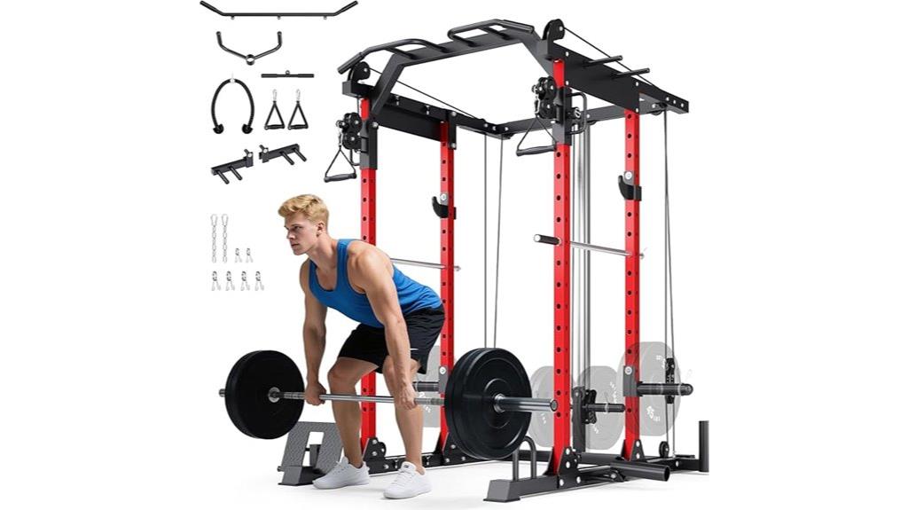 dual pulley power cage