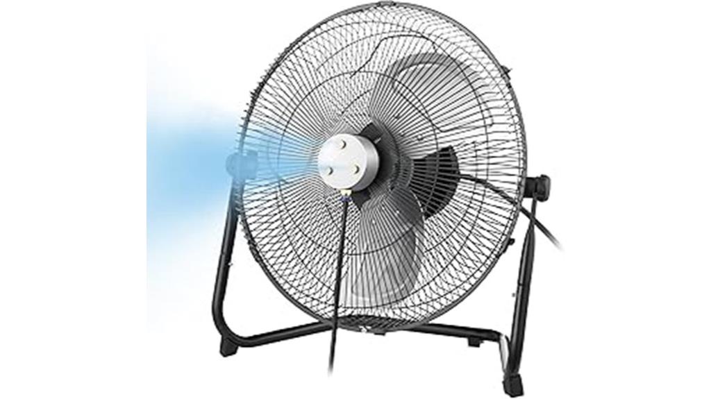 dual purpose misting fan