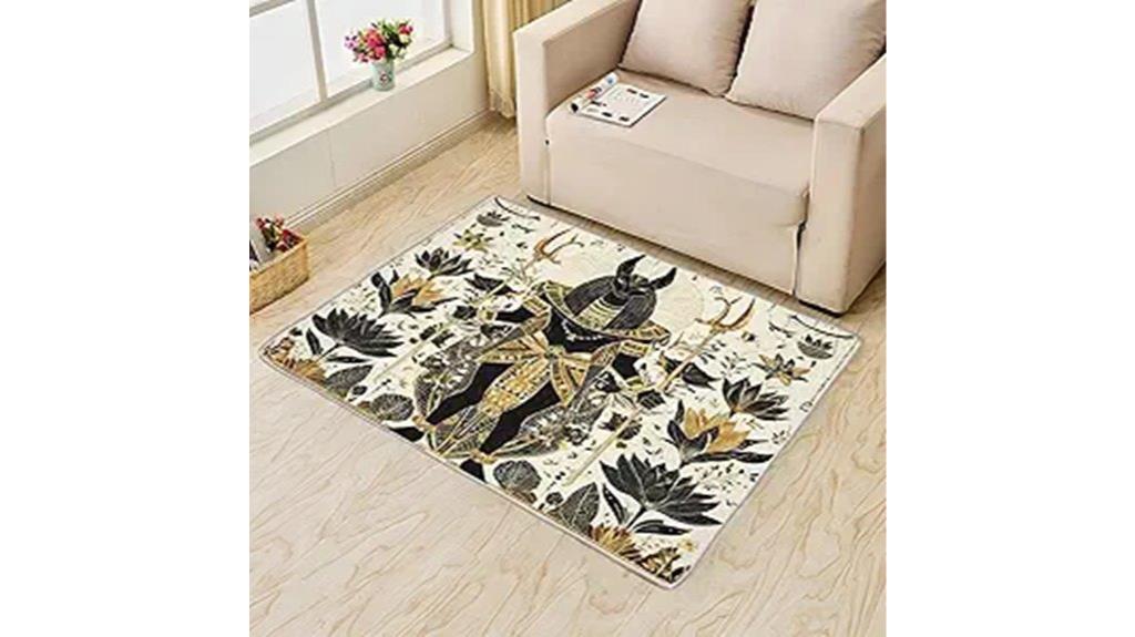 egyptian anubis rug