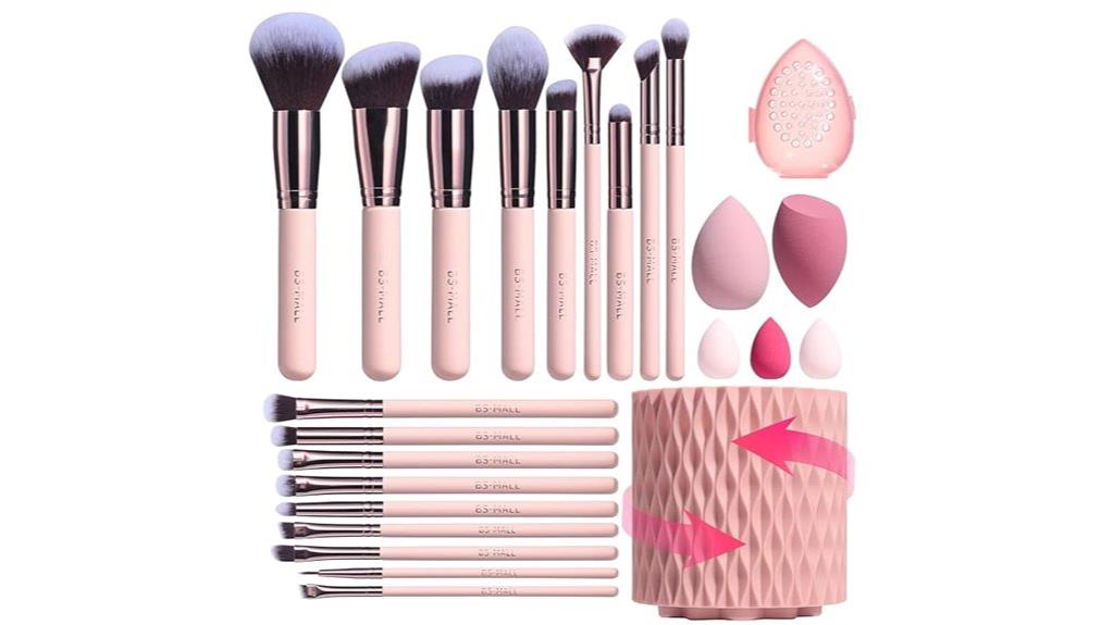 eighteen piece brush set