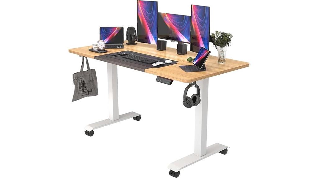 electric height adjustable desk