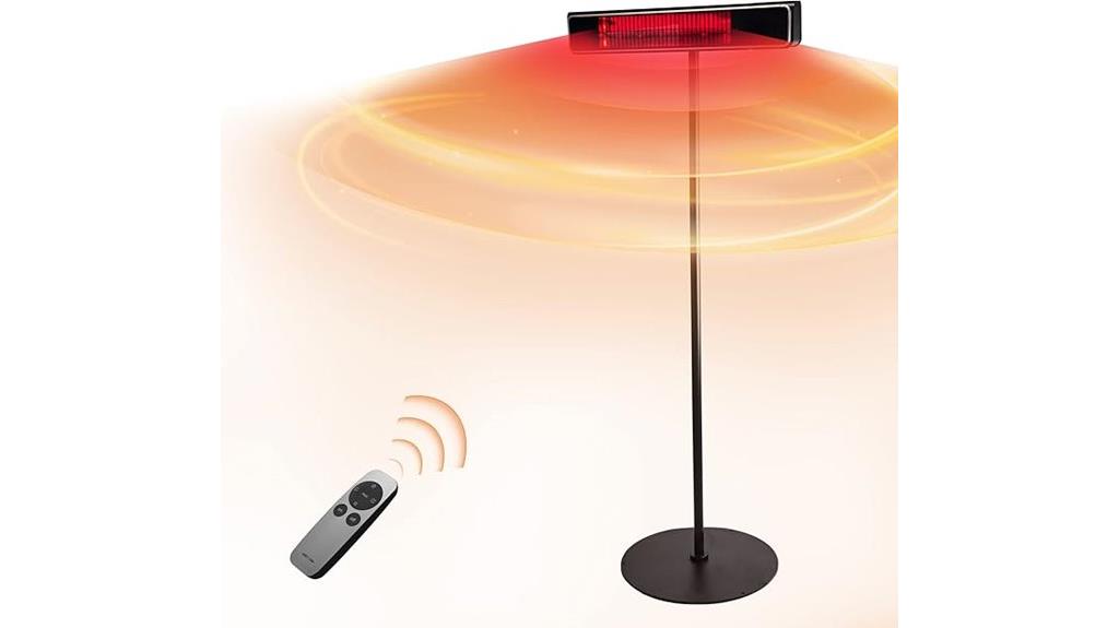 electric patio heater with timer