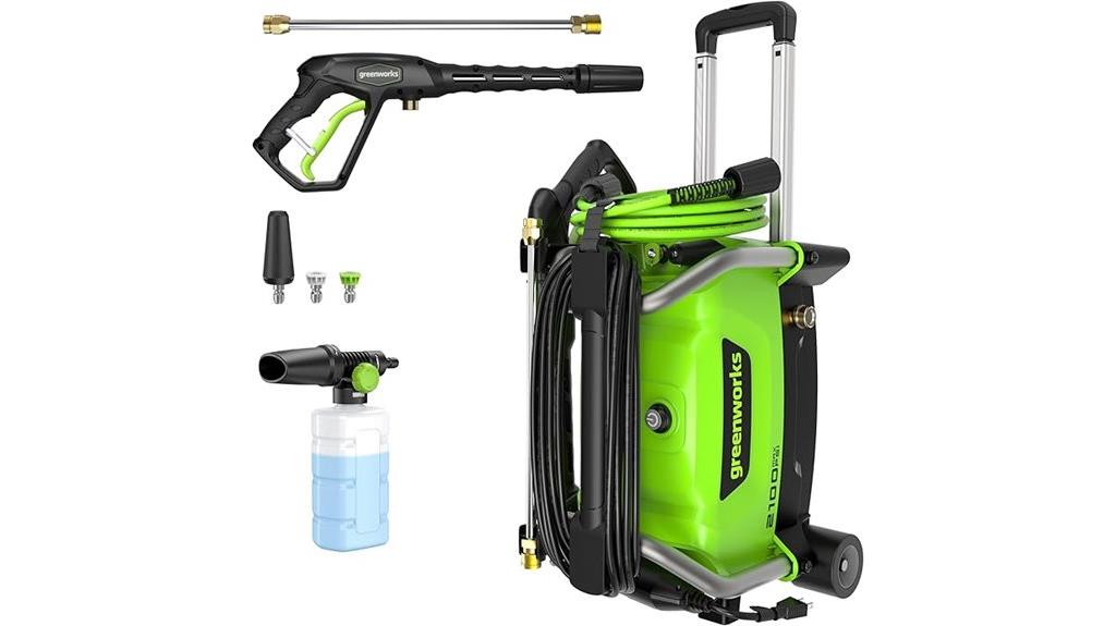 electric pressure washer 2100 psi