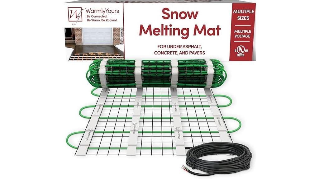 electric snow melting mat