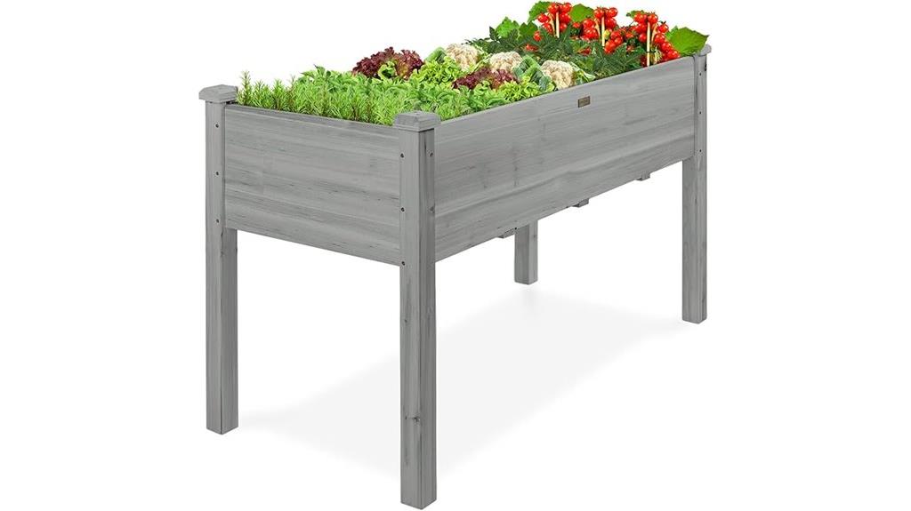 elevated garden bed stand