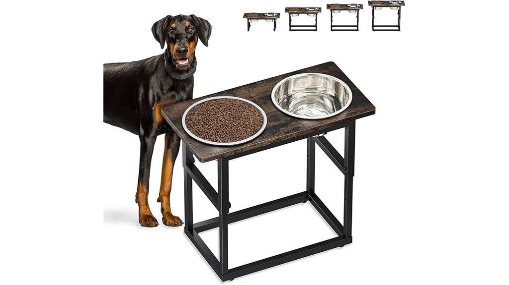 elevated large dog bowls