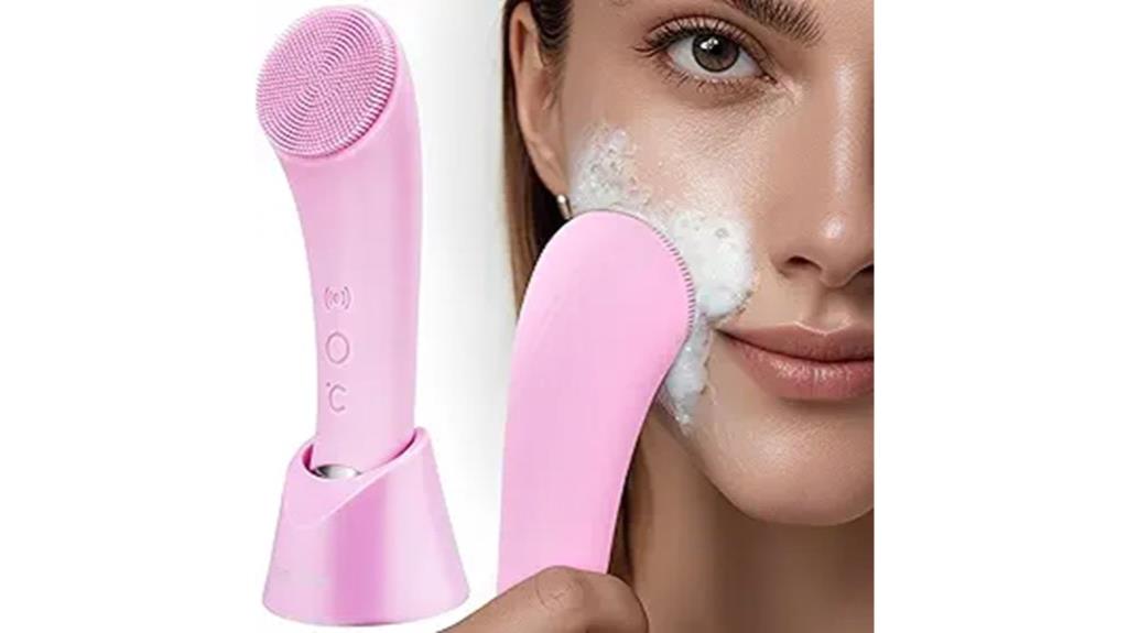 facial cleansing with heat