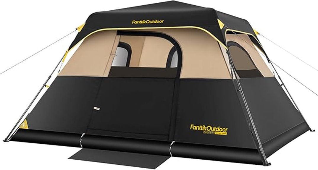 family camping tent gear