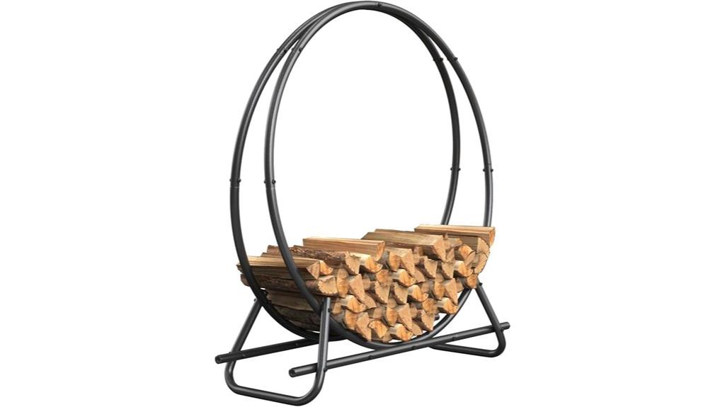 firewood storage ring