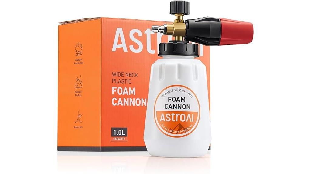 foam cannon for washers
