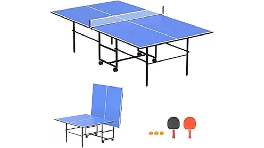 foldable table tennis set