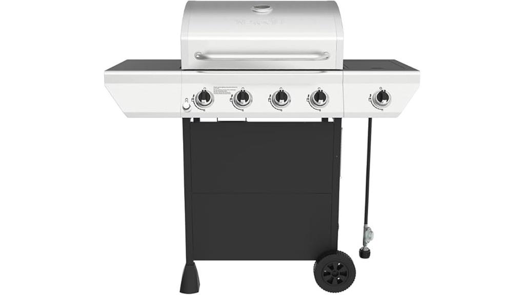 four burner propane grill