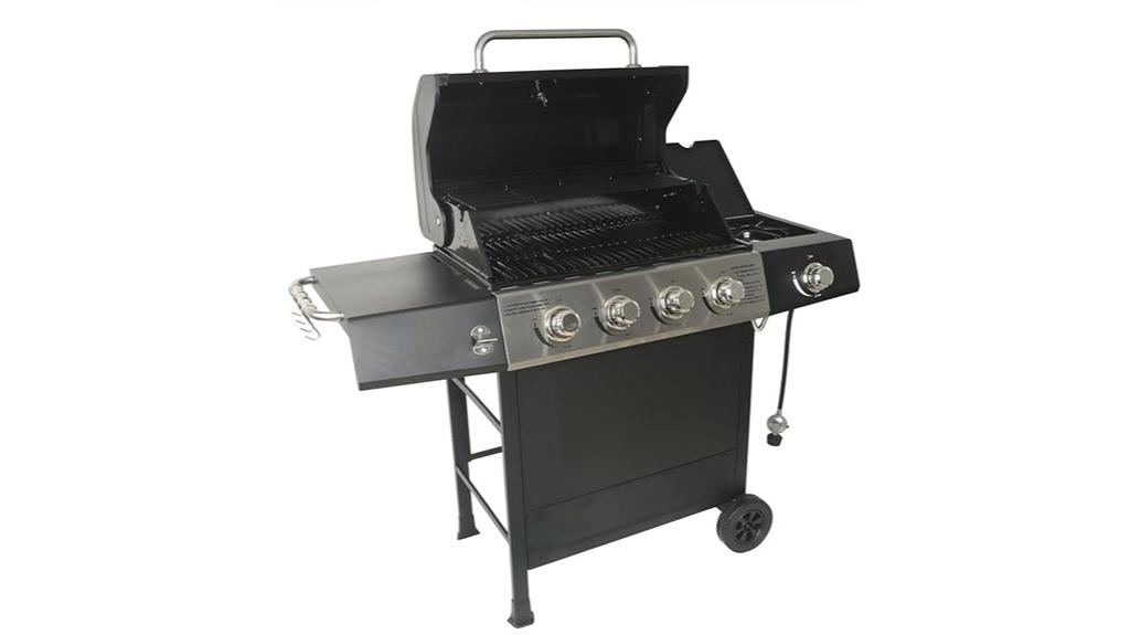 four burner propane grill
