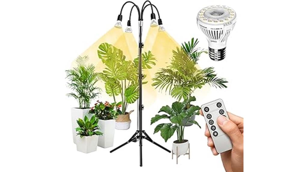 four head dimmable grow lights