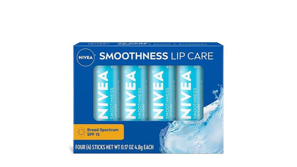 four pack spf lip balm