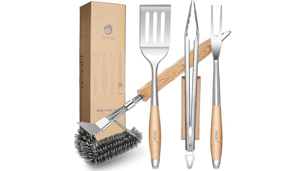 four piece grill set