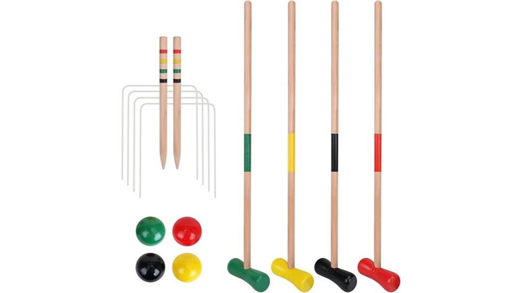 four player croquet set