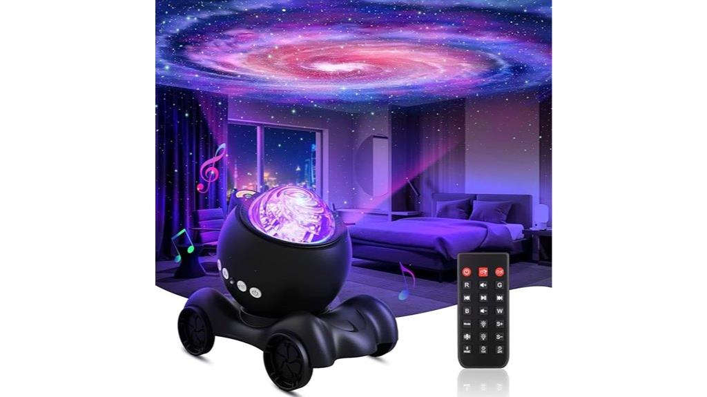 galaxy themed projector with speaker