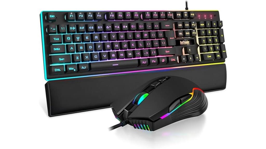 gaming keyboard mouse wrist