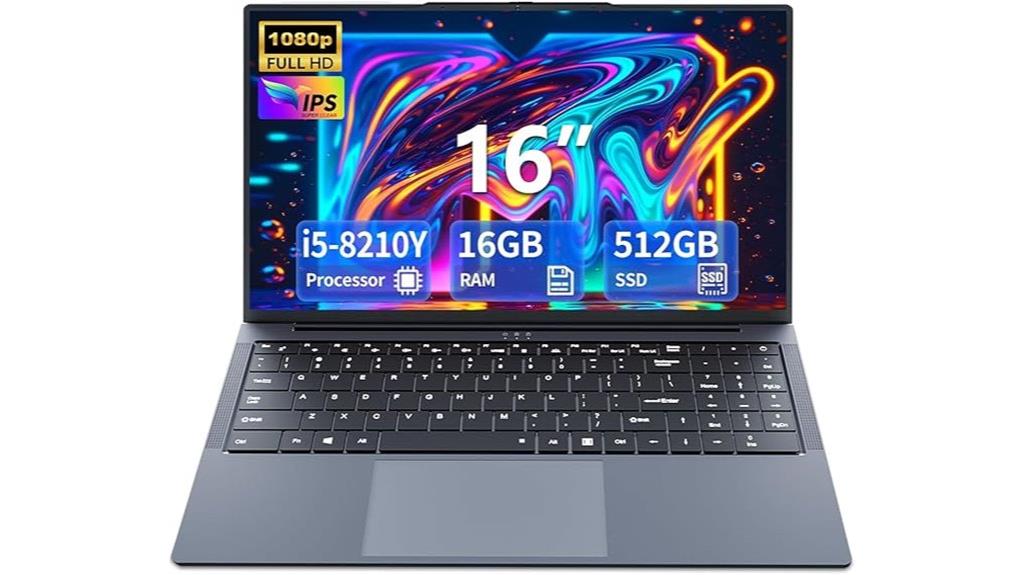gaming laptop i5 16 inch