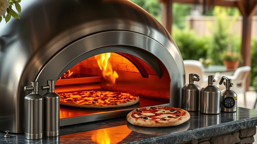 gas oven heating and control