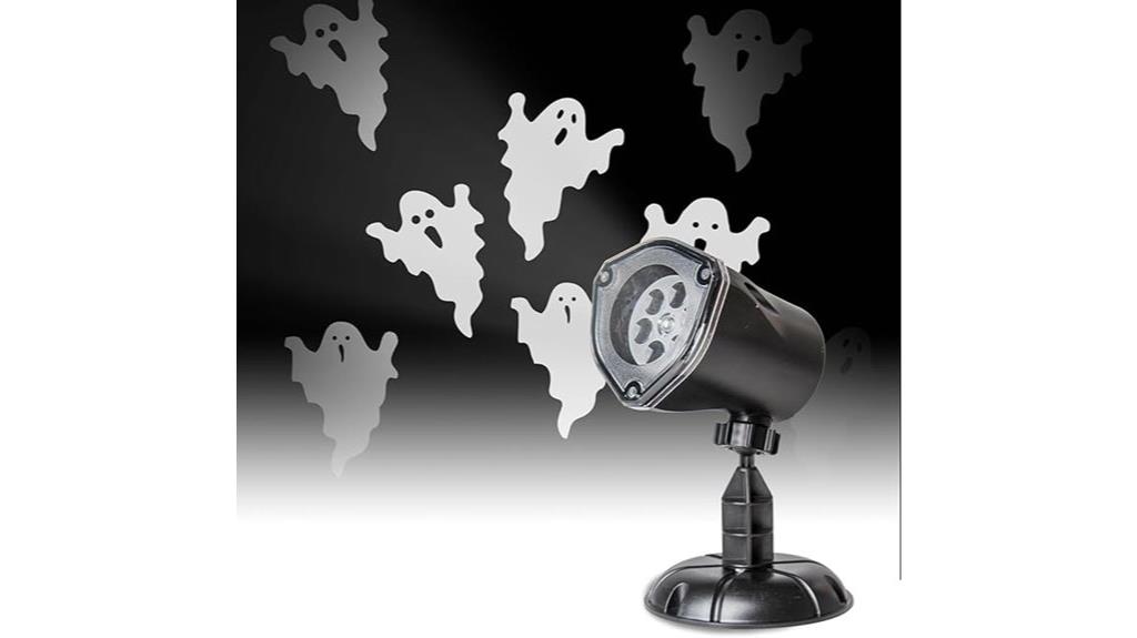 ghosts rotating halloween projector
