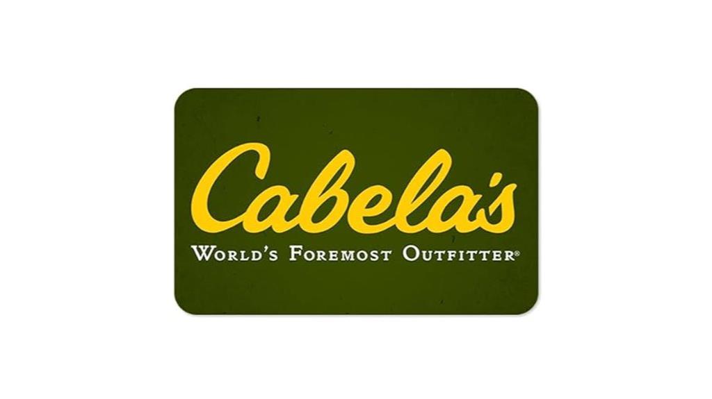 gift card for cabela s