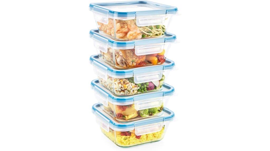 glass food storage set