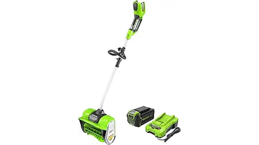 greenworks 40v snow shovel