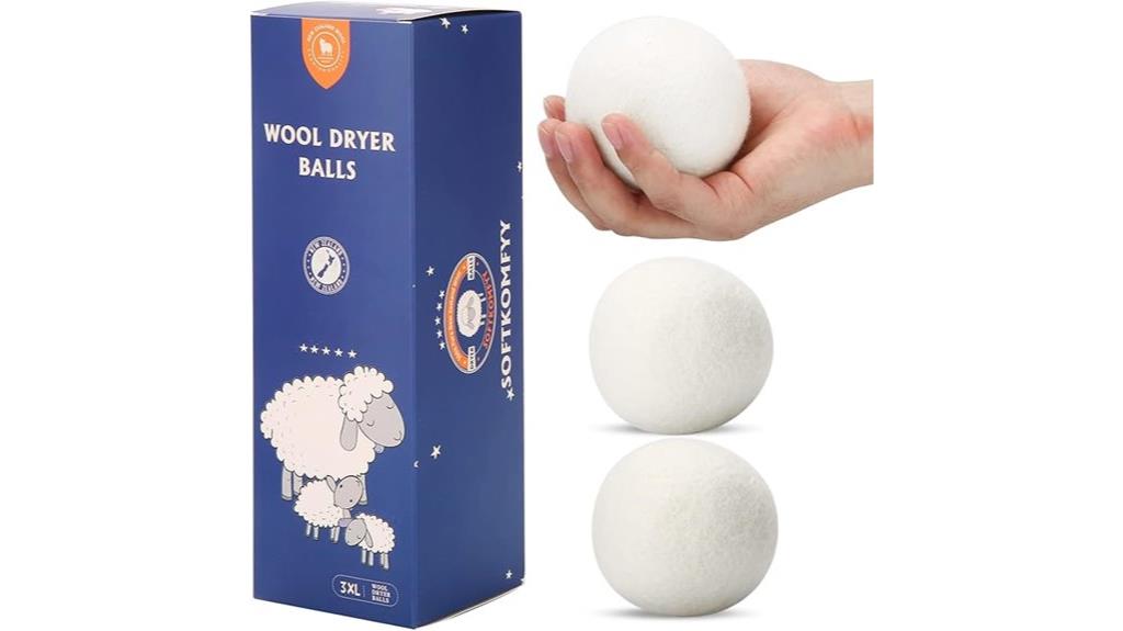 handmade organic dryer balls