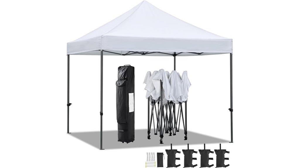 heavy duty canopy with accessories