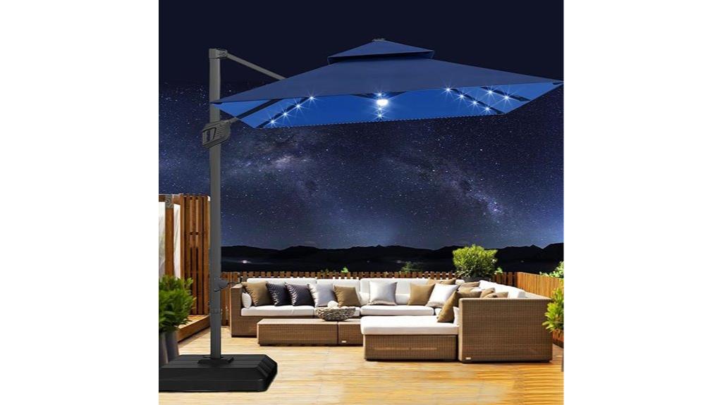 heavy duty cantilever umbrella