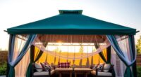 heavy duty gazebo mosquito netting