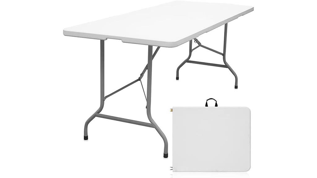 heavy duty portable folding table