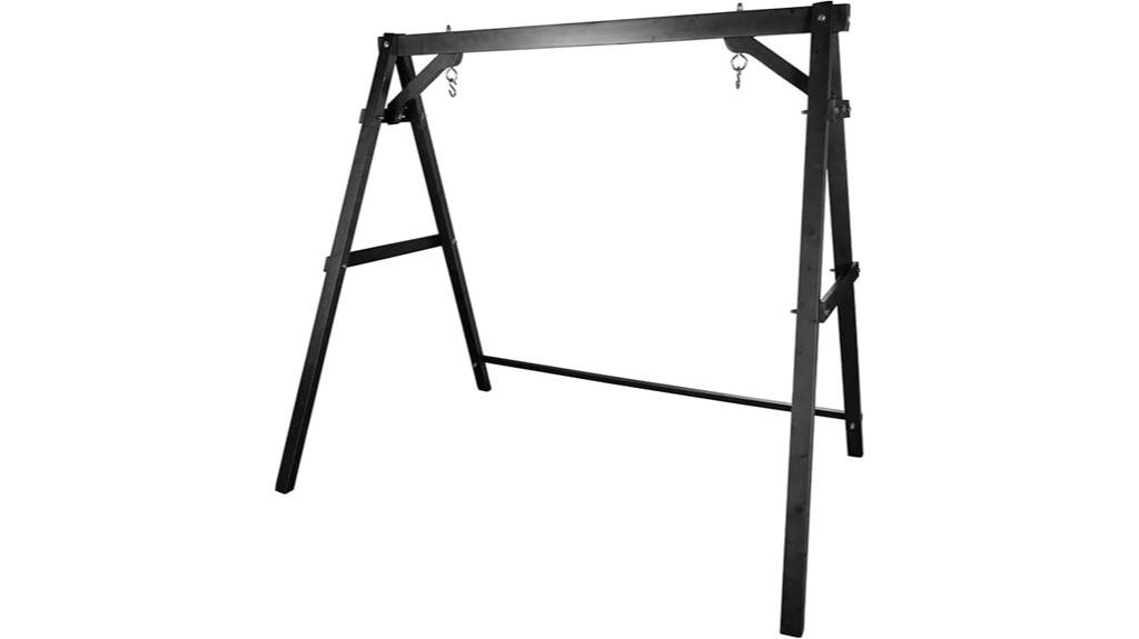 heavy duty wooden swing set