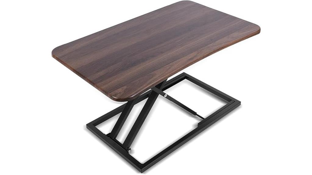 height adjustable desk converter