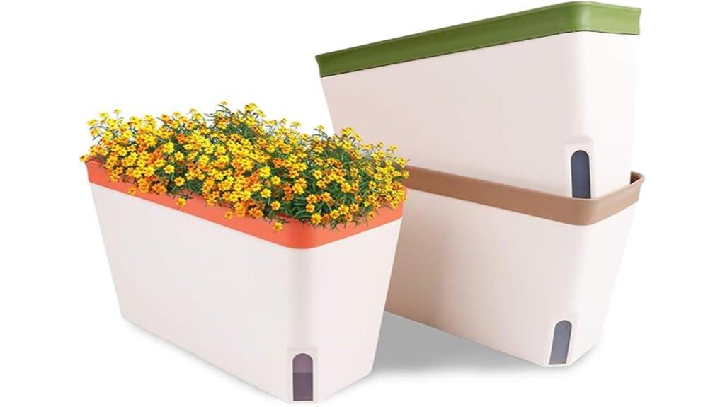 herb planter box set