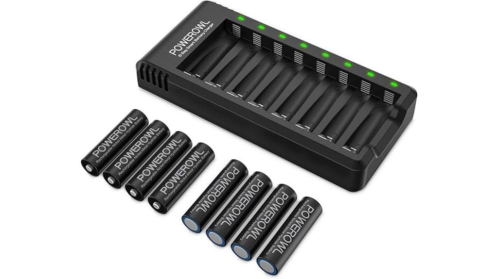 high capacity rechargeable batteries