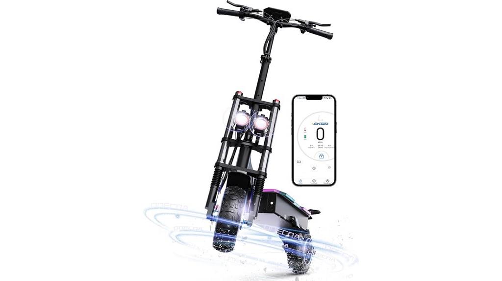 high power dual motor scooter