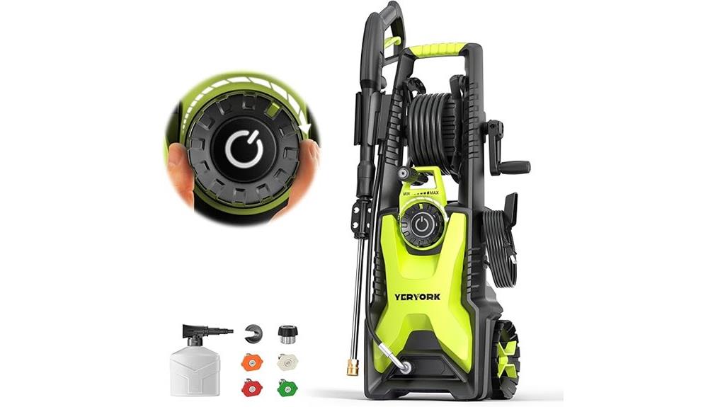 high pressure adjustable power washer