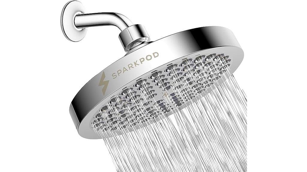 high pressure chrome shower