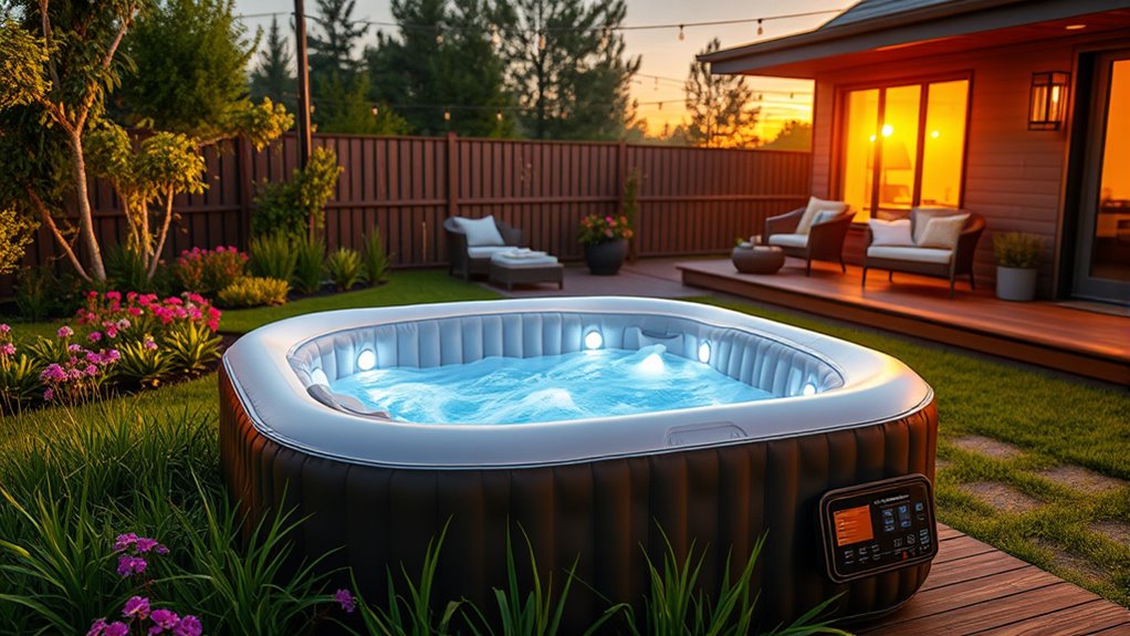 hot tub size features durability
