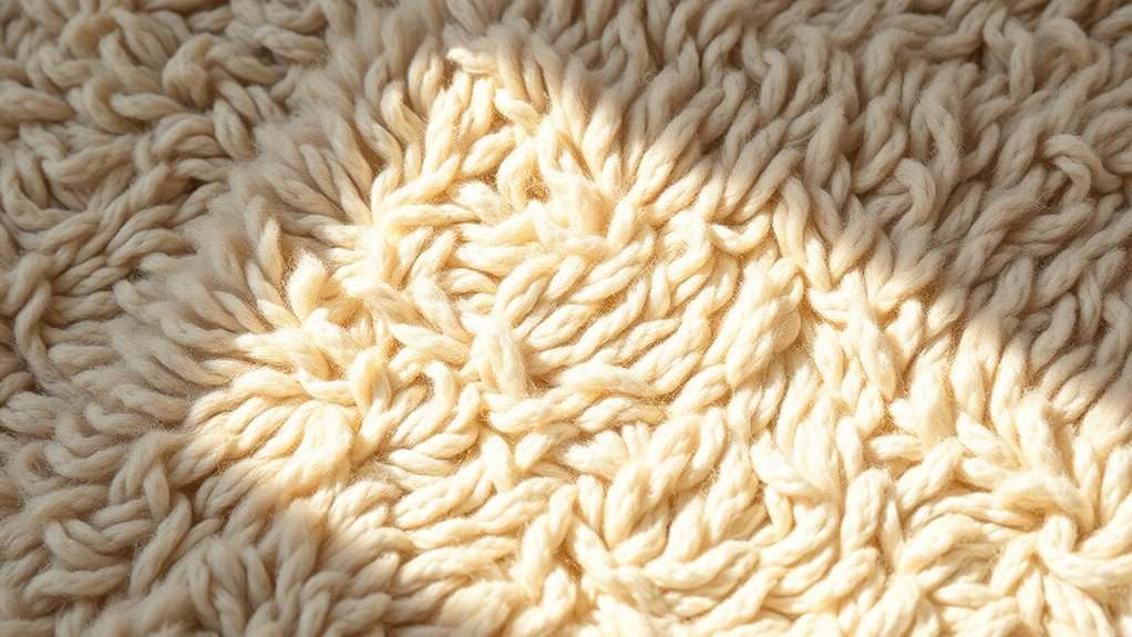 hypoallergenic silk wool carpets