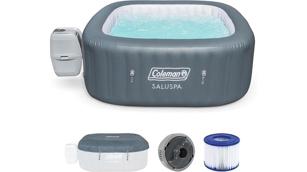 inflatable hot tub 4 6 people
