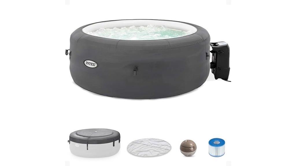 inflatable hot tub with jets
