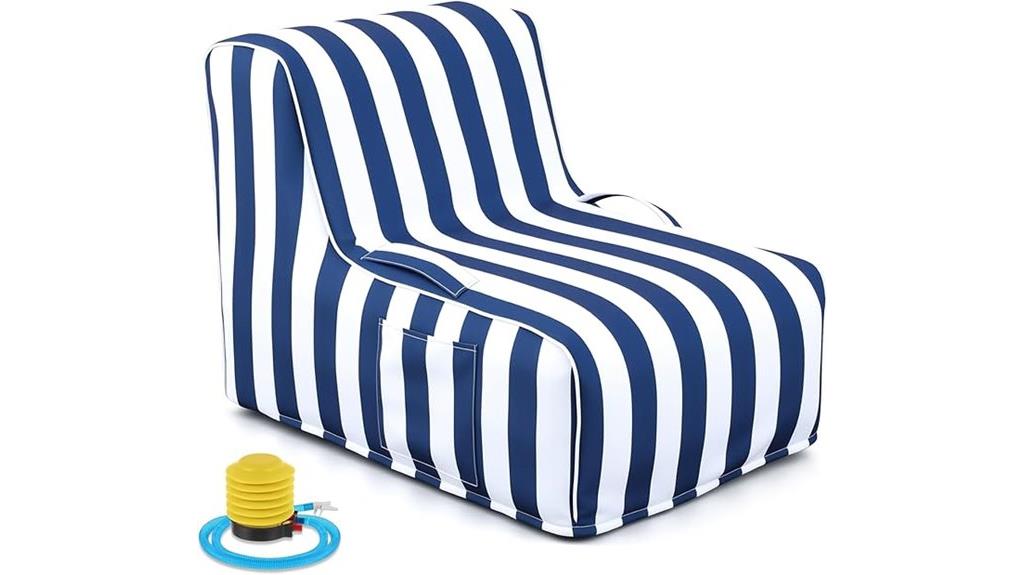 inflatable outdoor bean bag
